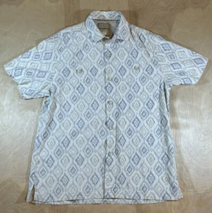 Camicia uomo Tommy Bahama con bottoni piccola 100% seta manica corta - Foto 1 di 10