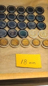 25 pcs 18mm bundle of resin buttons special vintage buttons - Picture 1 of 7
