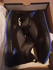 Jordan Fadeaway Mens Size 10 Black White Hyper Royal Basketball Athletic - Picture 1 of 6