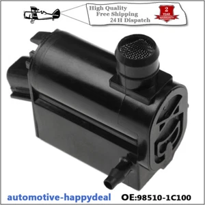 FOR HYUNDAI & KIA MODELS FRONT & REAR DUAL WINDSCREEN WASHER PUMP 98510-26100 - Picture 1 of 9