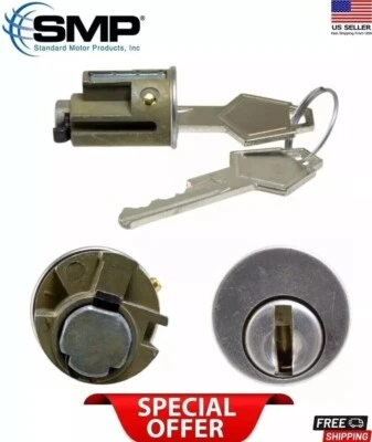 Nuevo cilindro de bloqueo de encendido de repuesto y llaves para Chrysler DeSoto DODGE Plymouth Foto 1 de 4