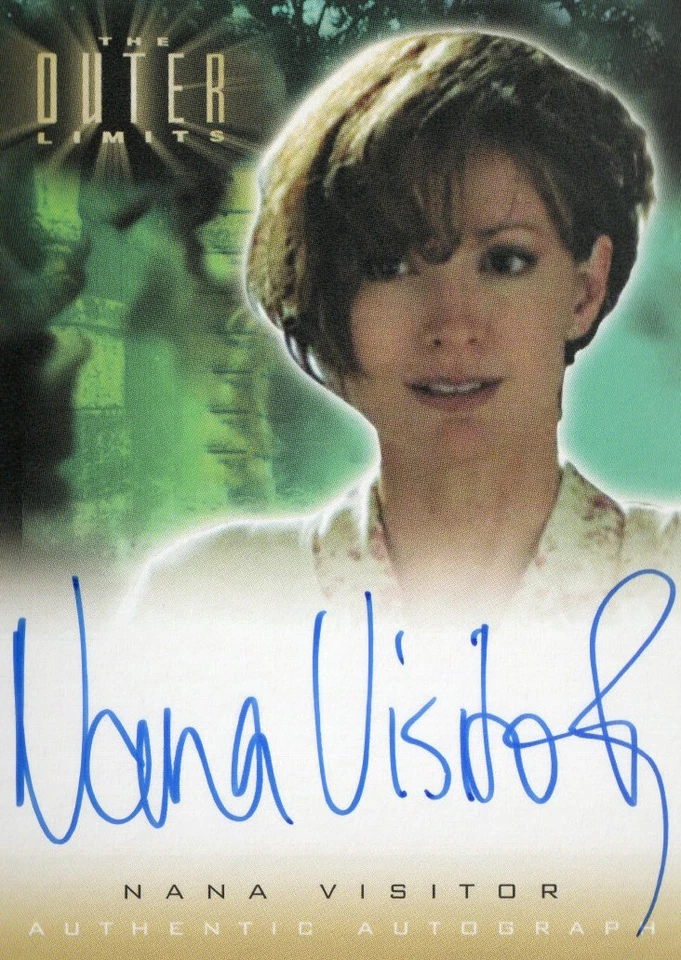 Outer Limits Sex, Cyborgs & Science Fiction Auto A5 Nana Visitor Cecilia Fairman - Image 1 of 1