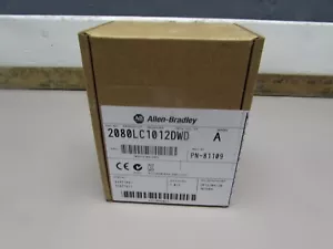 ALLEN BRADLEY 2080-LC10-12DWD, SER- A , PLC , NEW! FACTORY SEALED! - Picture 1 of 4