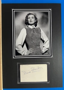 Vintage Diana Sheridan English actress, ink signature on album leaf 1920-2012 - Picture 1 of 1