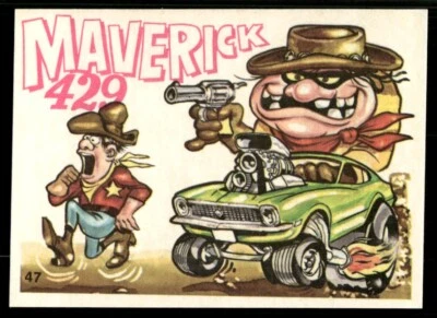 Maverick 1969-73 Donruss Odd Rods Sticker Card #47 (NM) - Image 1 of 2