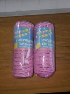 2 Decorative Mesh Floral Garden Crafts Wreath 6 in wide x 5 yd (Pink) - Picture 1 of 2