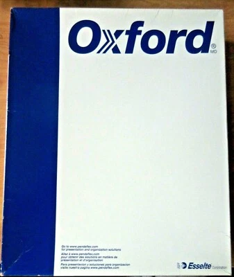 Earth in Mind Oxford Clear Front Report Covers, Letter Size, Blue, 24/BX - Image 1 of 4