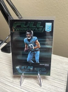 2024 Elite Football Calvin Ridley Full Throttle #11 Jaguars Green - Picture 1 of 2