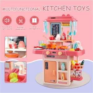 Kids Pretend Kitchen Play Set Role Play Set Home Girls Cooking Large Big Toy UK - Picture 1 of 12