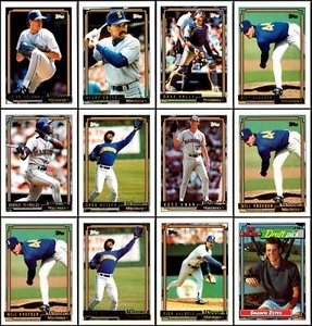 1992 Topps Seattle Mariners (14) Card Lot - LAST CHANCE – DON'T MISS OUT! - Picture 1 of 4
