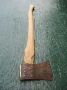 Vintage Tool Axe Hatchet 28" Long Wooden Handle with 4" Blade MAV RIK - Picture 1 of 10