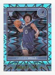 Jaylen Wells 2024 NBA Hoops Teal Explosion #269 Rookie Grizzlies - Foto 1 di 2