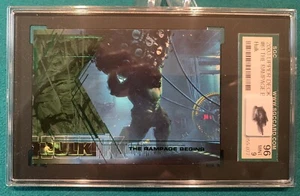 2003 Marvel Upper Deck Hulk #61 The Rampage Begins Trading Card SGC 96 Mint - Picture 1 of 2