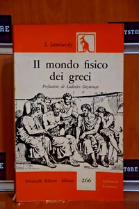 "Die physische Welt der Griechen" S. Sambursky 1.Aufl.1959 Universal Econ. Filz - Bild 1 von 12