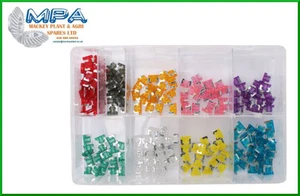 200 ASSORTED MICRO BLADE FUSES (3-30 AMP) CAR VAN BOAT FUSE - Picture 1 of 2
