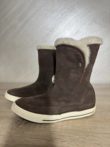 Converse Chuck Taylor All Star Women’s 7.5 Brown Suede Beverly Boots - Picture 1 of 12