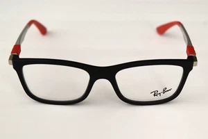Ray-Ban Small Junior Black Red Silver Optical RB1549 3652 48-16-125 Eyeglasses A - Picture 1 of 5