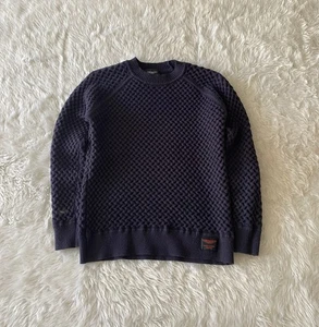 Hackett x Aston Martin Racing Sweater Kids M Navy Blue RARE KNITTED Long Sleeve - Bild 1 von 9