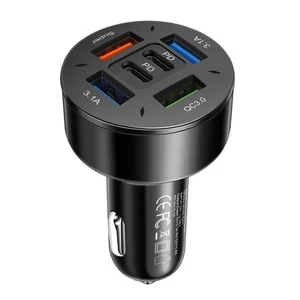 Pour Charge Efficace Adaptateur Voiture DC 12V-24V Plusieurs Protocoles de Charg - Photo 1 sur 16