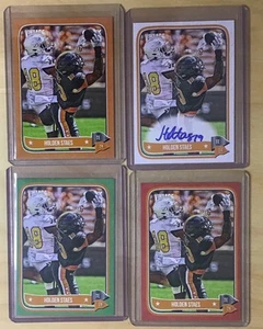4 Lot Holden States Vintage Onyx 1 On Card Auto 1 Red /25 1 Green /50 Orange /75 - Picture 1 of 2