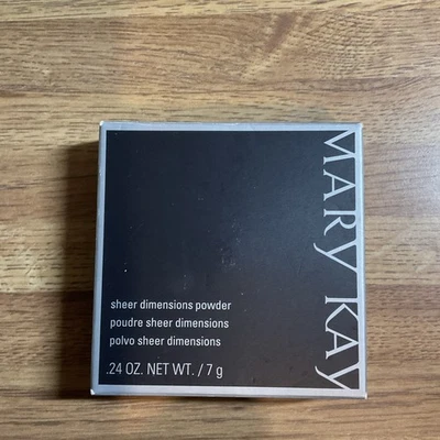 Mary Kay LACE CORAL SHEER DIMENSIONS POWDER .24 oz BNIB Retired Htf - Image 1 of 3