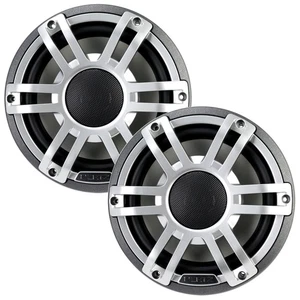 Hertz HMX 7.7 S-LD-G 7,7" Marine Audio Koaxial Lautsprecher - Grau mit RGB LED - Bild 1 von 6
