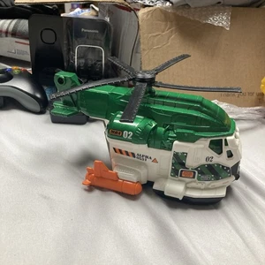 Matchbox Cloud Chopper On A Mission Mattel Die Cast Vehicle Green Alpha 0551 E - Picture 1 of 5