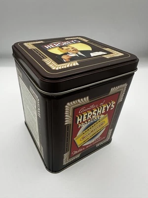 Hershey 1997 Millennium Series Canister #2 Vintage Tin Box with Lid - Image 1 of 4