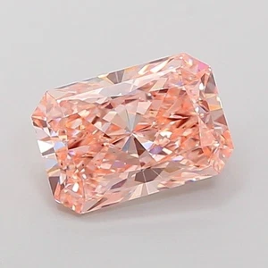 3.53ct Pinkish Pink Radiant Cut VS2 IGI Lab Diamond – Promise Ring for Her - Picture 1 of 11