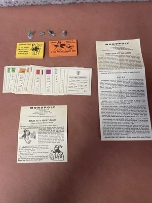Piezas de juego Monopoly vintage Foto 1 de 4