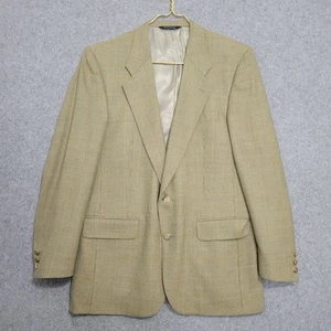 VTG Burberrys Wool Blazer Mens 42 Houndstooth Check Gold Buttons Union Made USA - Picture 1 of 24