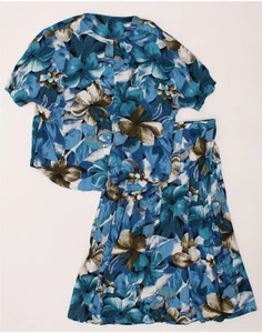 ST. BERNARD Womens 2 Piece Skirt Set UK 16 Large W32 Multicoloured Floral AB01 - Picture 1 of 6