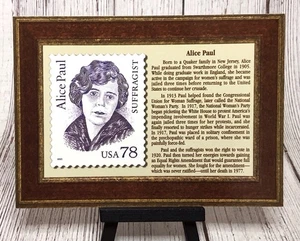 Postcard Stamp Design Great American Women Alice Paul - Foto 1 di 4