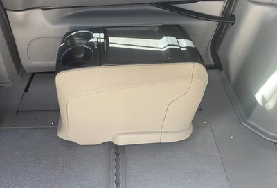 2011-2020 Toyota Sienna Fixed Front Floor Center Console Assembly Black Beige Foto 1 de 3