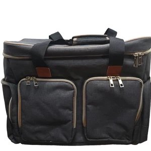 Sac fourre-tout Sambois Rolling Teacher avec chariot amovible gris élégant - Photo 1/9