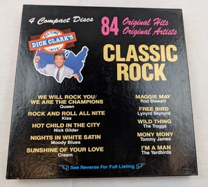 Dick Clark's All Time Hits CLASSIC ROCK Vol 1-4 CD in Box - 84 Original Artists - Imagen 1 de 8