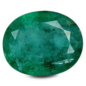 0.47 ct Elegant Oval Cut (5 x 5 mm) Green (Un-Heated) Emerald Gemstone - Picture 1 of 1