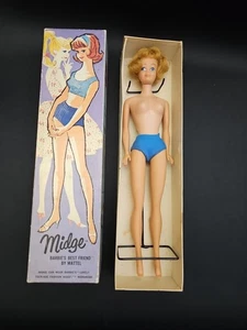 Muñeca Midge 1963 de Mattel Barbie’s Best Friend Stock #860 rubia importación Japón de colección - Imagen 1 de 24