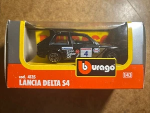 1:43 BBURAGO BURAGO 4135 LANCIA DELTA S4 RALLY NERO ESSO CON SCATOLA - Foto 1 di 7