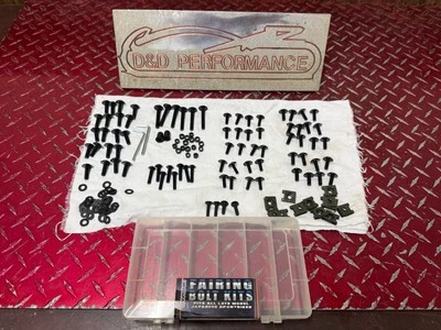 YANA SHIKI SUZUKI HONDA KAWASAKI YAMAHA UNIVERSAL 100 PIECE FAIRING BOLT KIT - Image 1 of 4