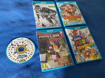 Lotto giochi Wii U - Super Mario - Donkey Kong - Minecraft - Luigi - Nintendo - Immagine 1 di 4