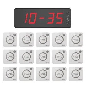 Sistema inalámbrico de llamadas de enfermería SINGCALL para hospital 1 pantalla, 15 botones táctiles - Imagen 1 de 11