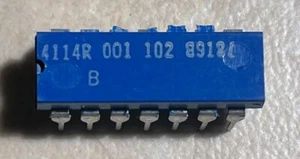 Red de resistencia Bourns 4114R-001-102 1K ohmios 2 % - Nuevo de Lote Antiguo - Imagen 1 de 1