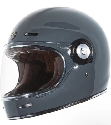 Casco de motocicleta TORC T1 fibra de vidrio retro cara completa aprobado por DOT y ECE Foto 1 de 4