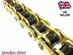 Hyosung GT650 R Sporttouring '05-08 O Ring Gold Motorcycle Chain 525 x 108L - Picture 1 of 3