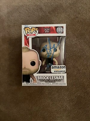 Funko Pop Autografiado Brock Lesnar WWE 110 Foto 1 de 4