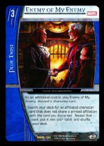 VS System: Enemy of My Enemy [Played] Marvel X-Men TCG CCG Classic Marvel DC DH  - Image 1 of 1