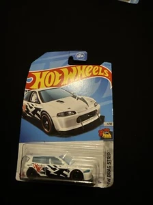 Hot Wheels Honda Civic Custom EG White Drag Car - Bild 1 von 3