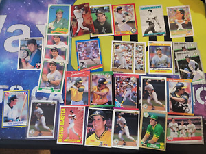 1990 Topps Baseball Jose Canseco 28 CARD LOT Fleer GOLD Dream Team WHC56