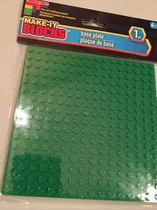 16 x 16 Peg Building Block Base Plate 5” x 5” Fits All Leading Brands! Make-It  - Picture 1 of 4